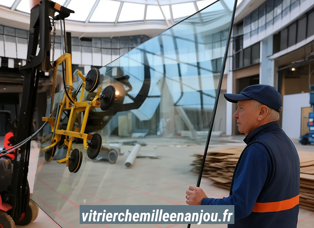 Remplacement de vitrine magasin Chemillé-en-Anjou